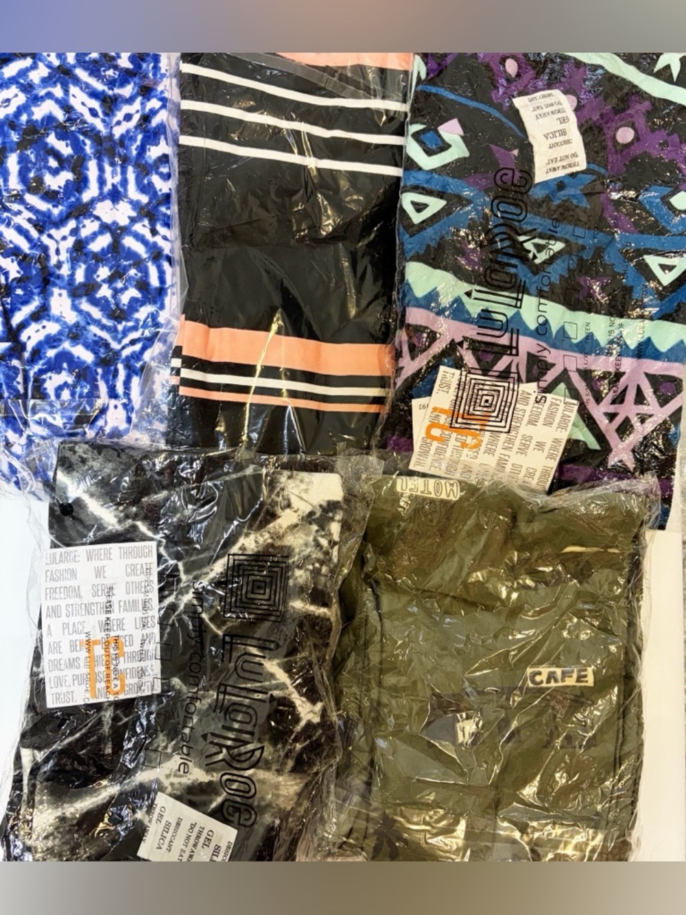 Assorted Patterned Leggings Bundle - Multicolor- TC Lularoe